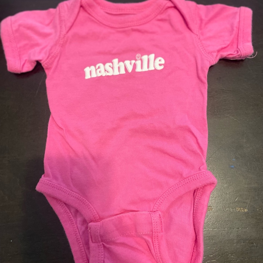 Pink Nashville Kids One Piece